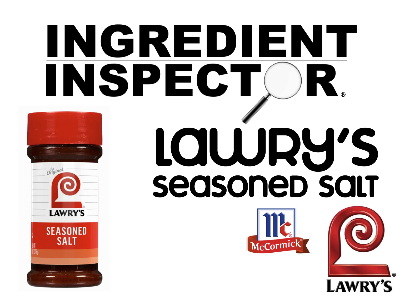 WHAT'S IN LAWRY'S SEASONED SALT?