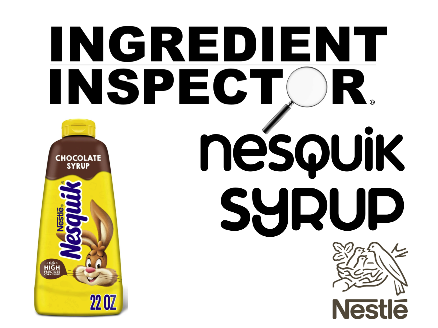 WHAT'S IN NESQUIK CHOCOLATE SYRUP?