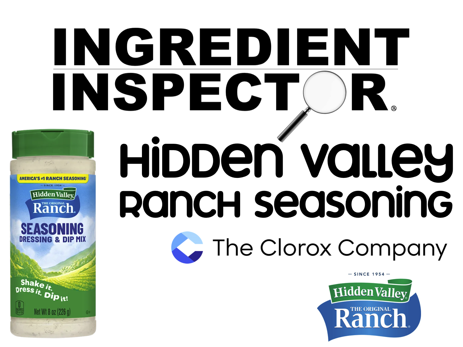 WHAT'S IN HIDDEN VALLEY RANCH SEASONING?