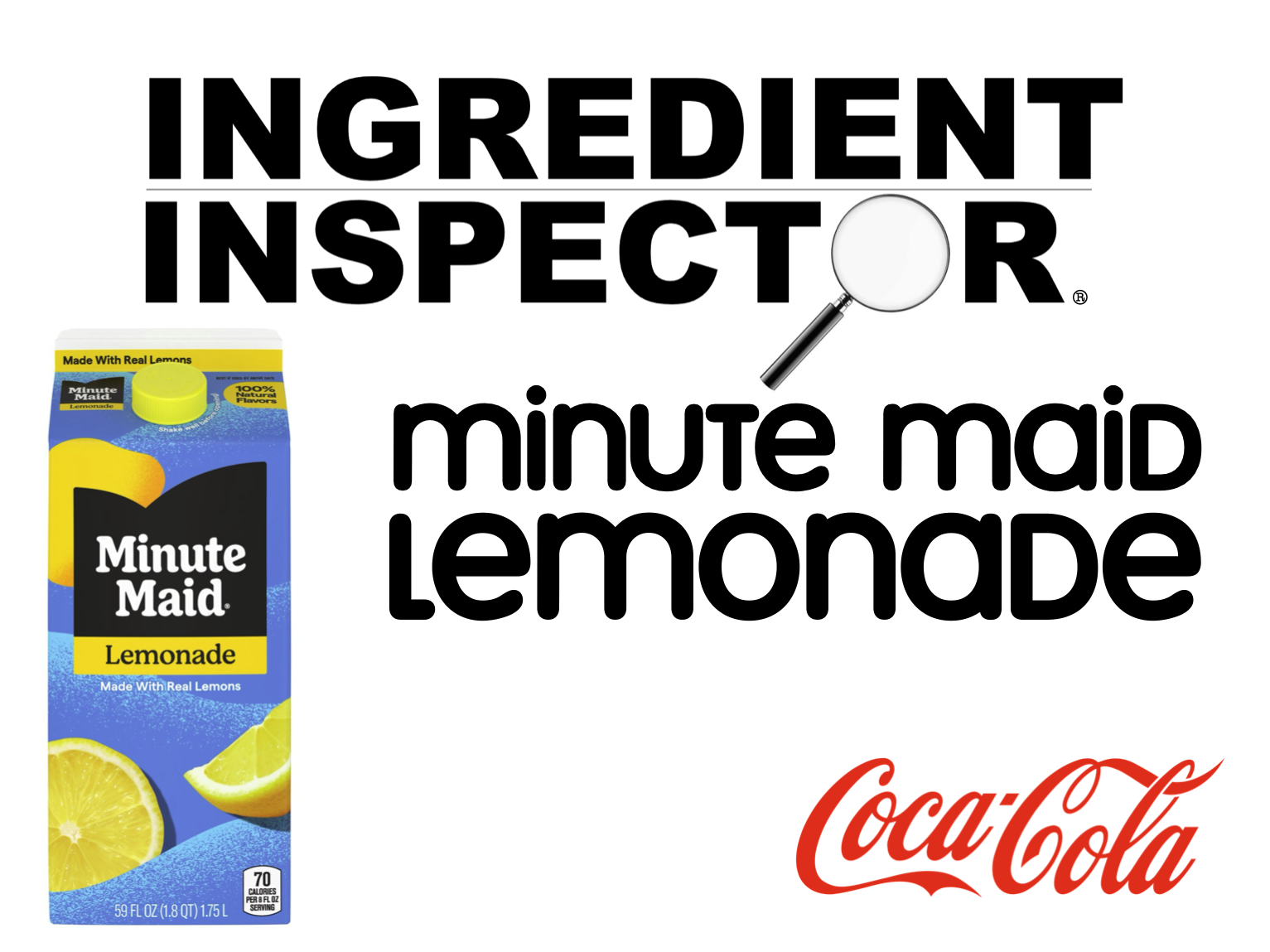 WHAT'S  IN MINUTE MAID LEMONADE?