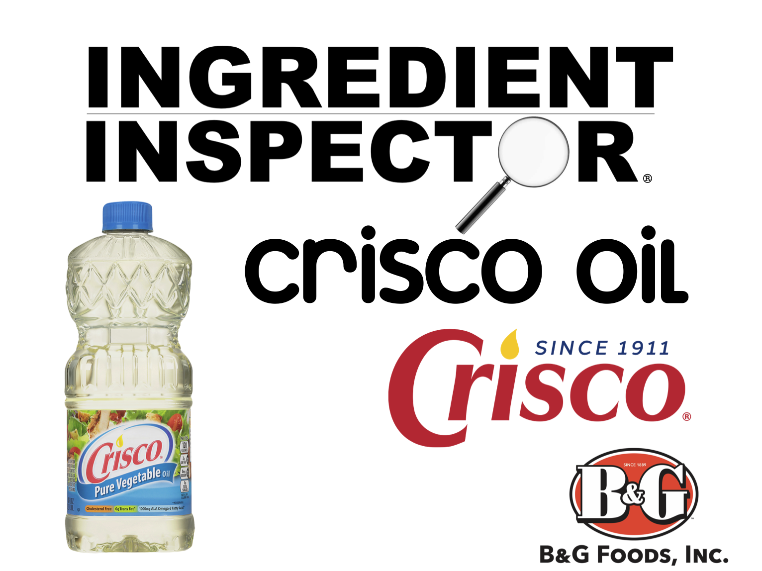 WHAT'S IN CRISCO OIL?