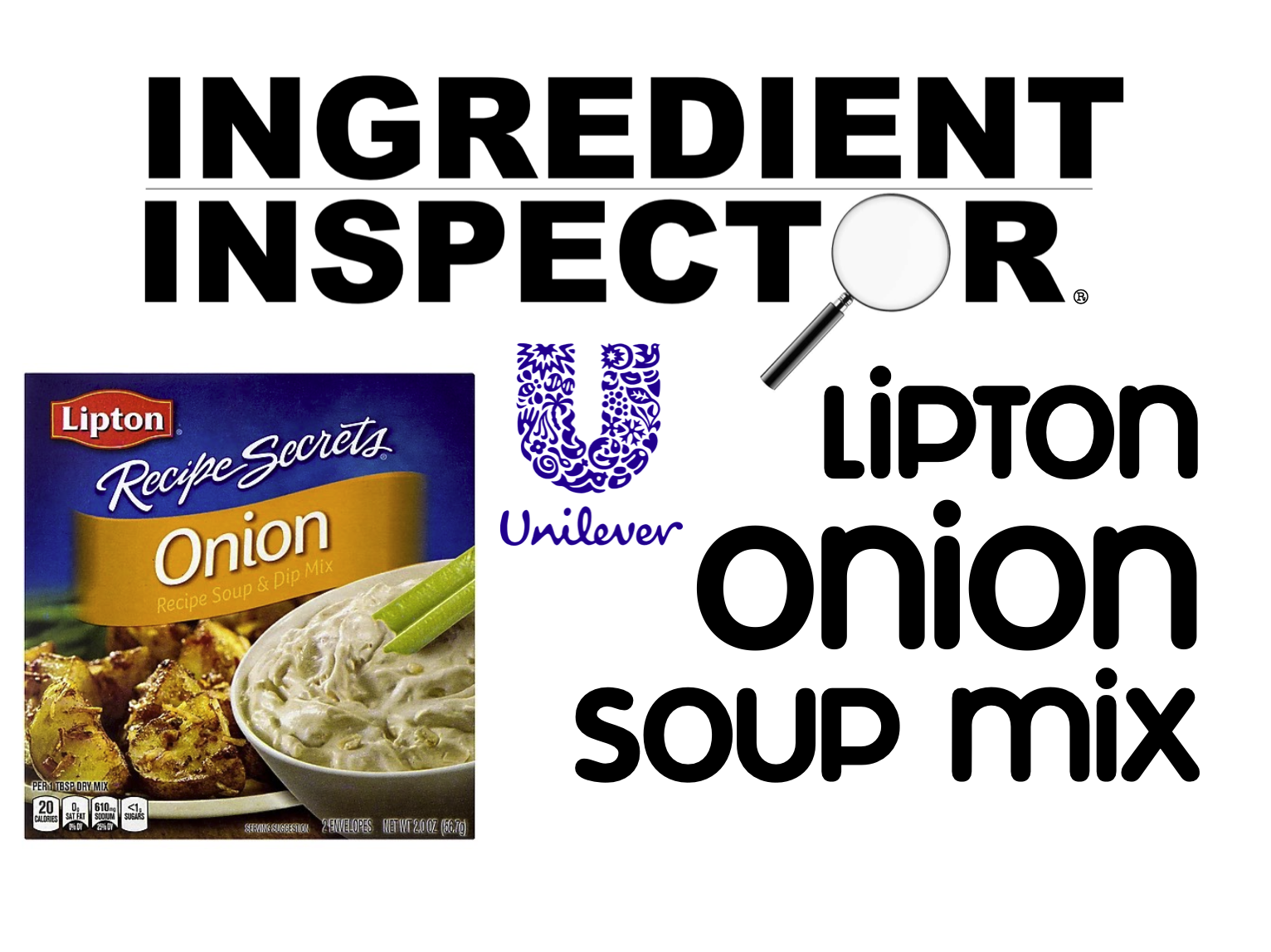 WHAT'S IN LIPTON ONION SOUP MIX?