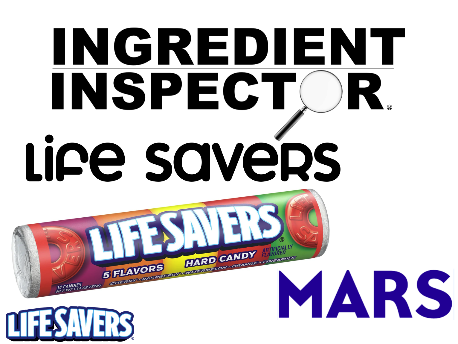 WHAT'S IN 5 FLAVORS LIFE SAVERS?