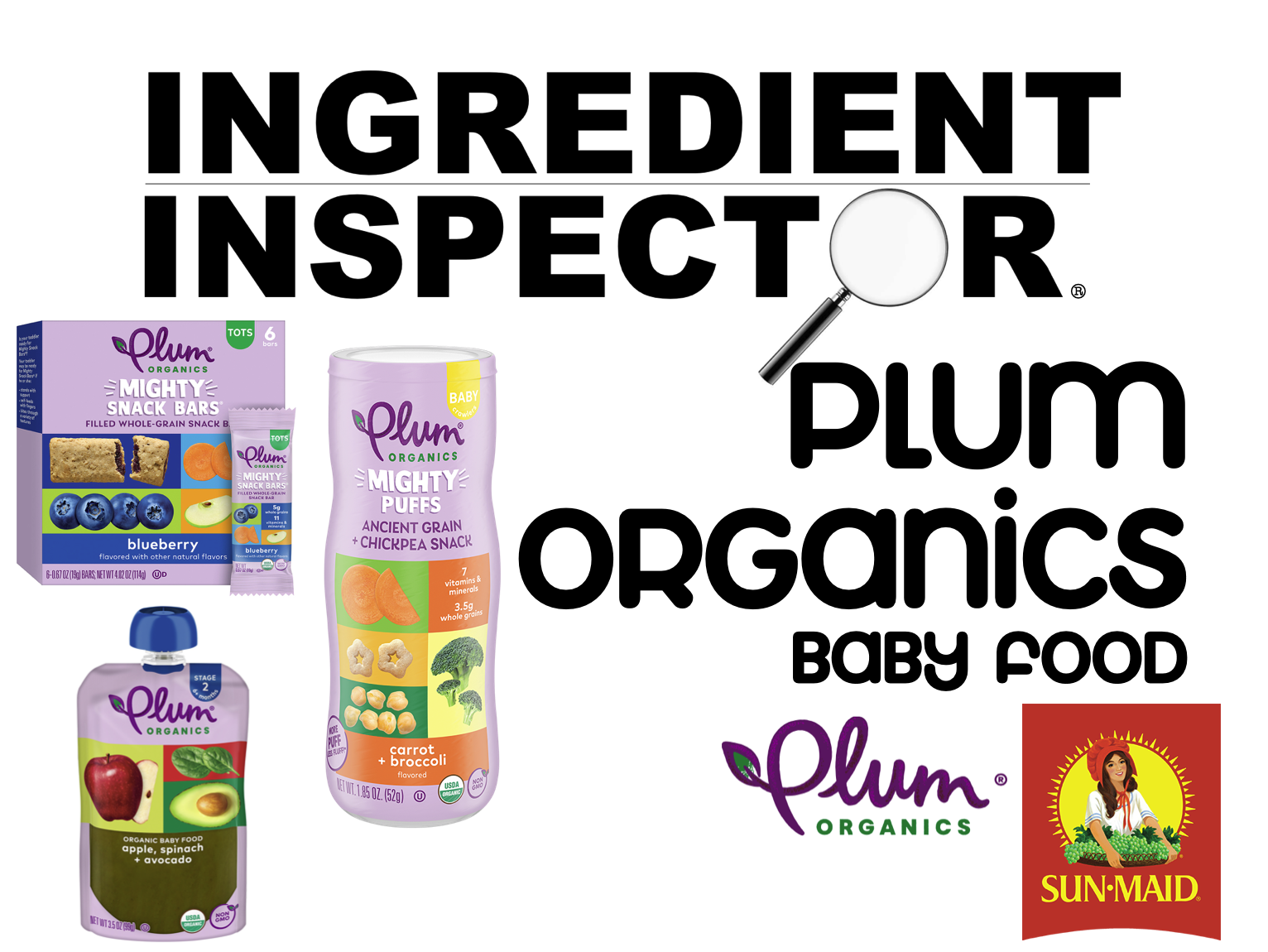 WHAT'S IN PLUM ORGANICS BABY FOODS?