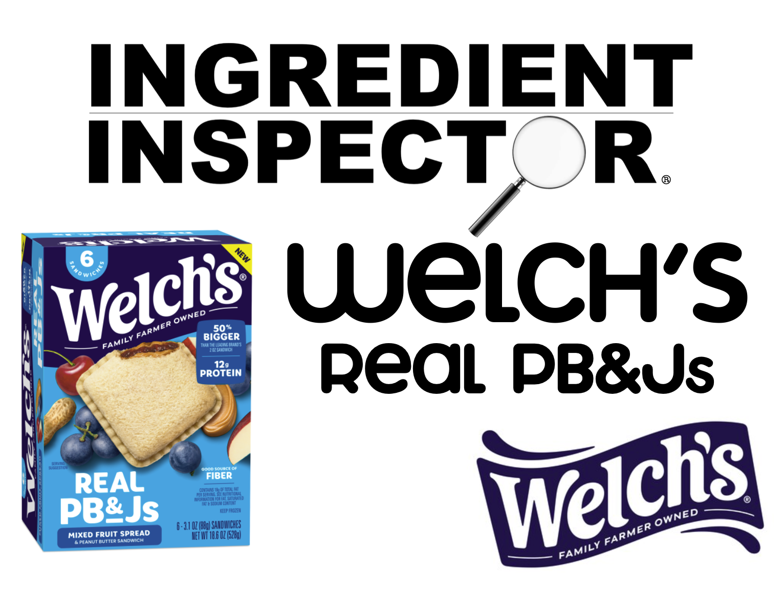 WHAT'S IN WELCH'S REAL PB&Js?
