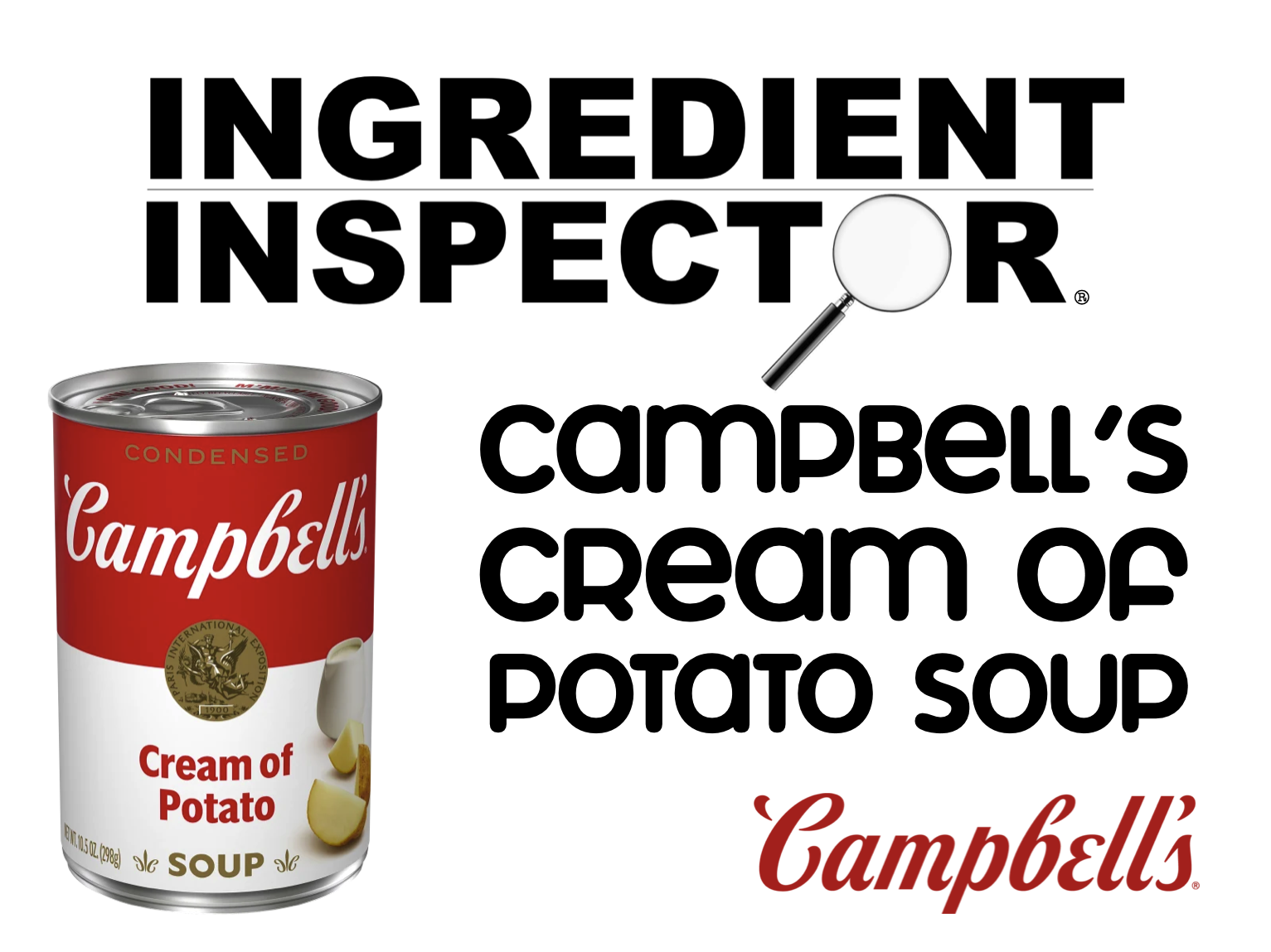 WHAT'S IN CAMPBELL'S CREAM OF POTATO SOUP?