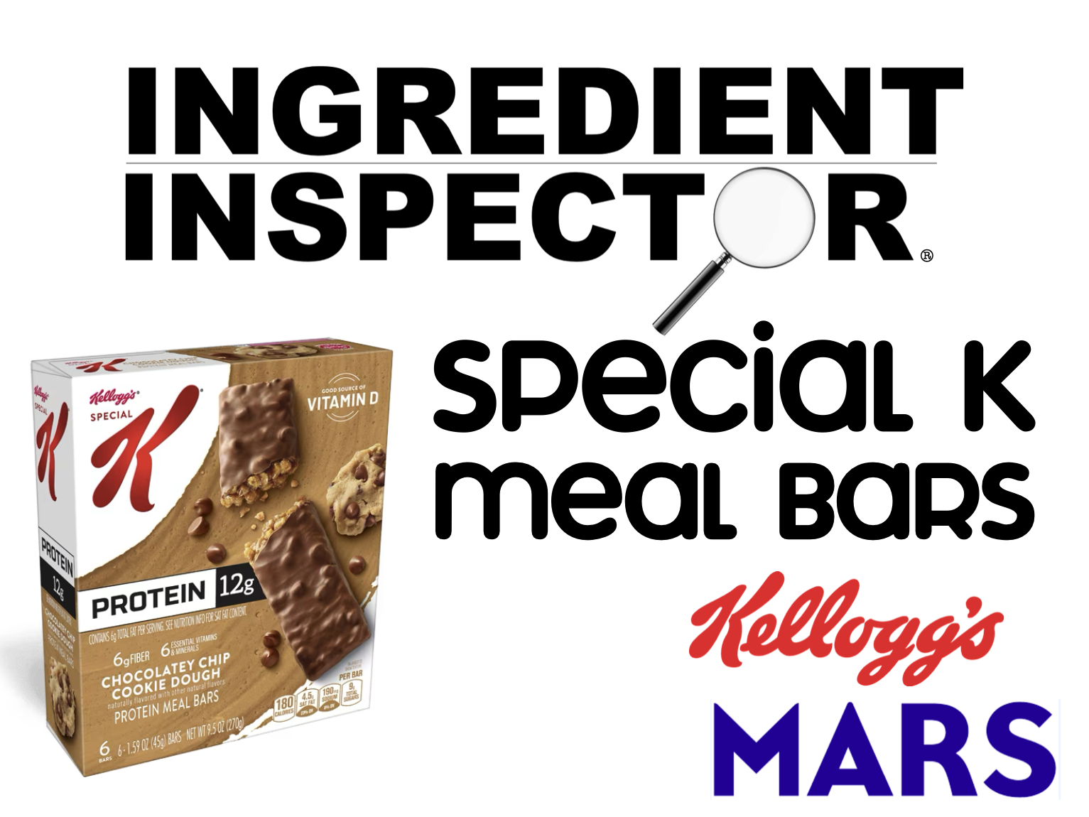 WHAT'S IN A KELLOGG'S SPECIAL K PROTEIN BAR?