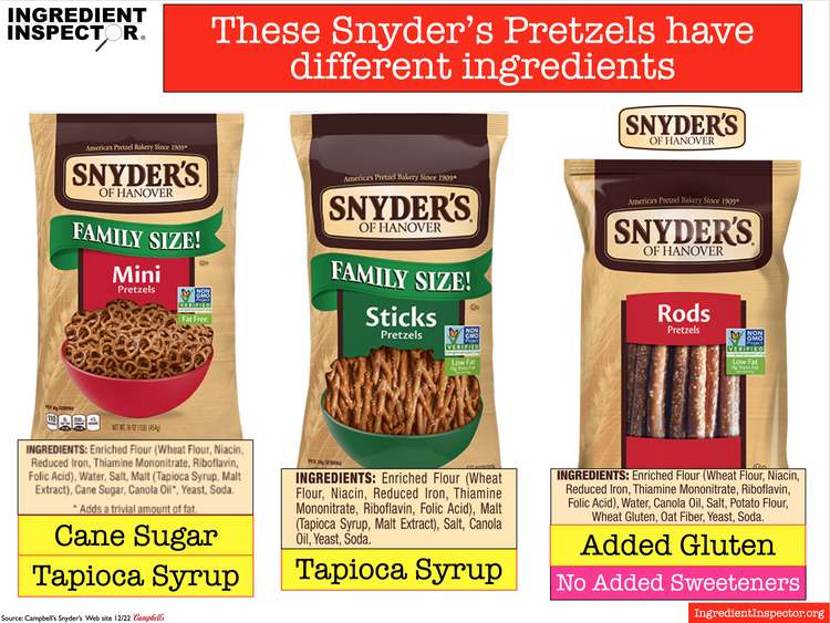 WHAT'S IN SNYDER'S PRETZELS? — Ingredient Inspector