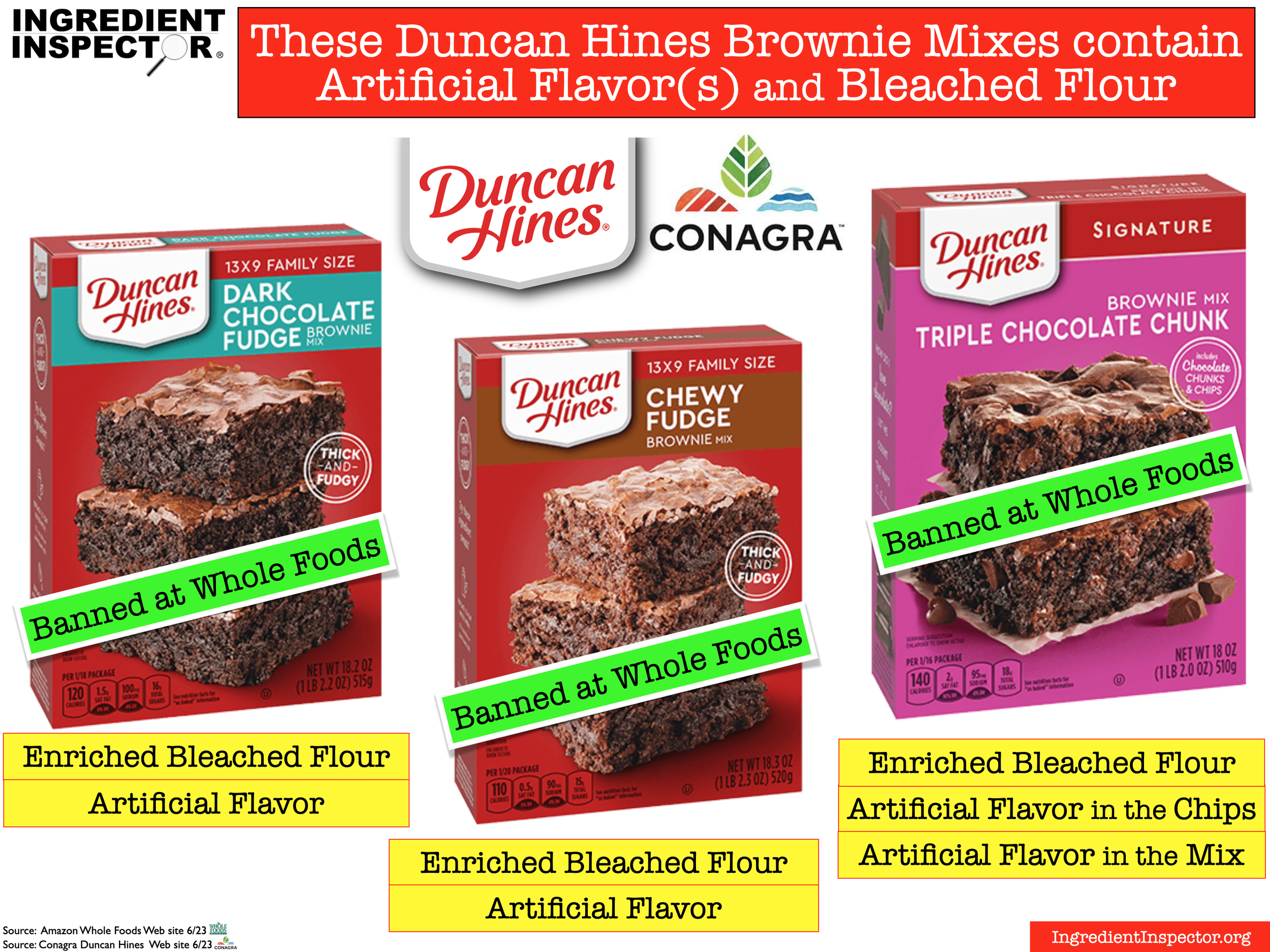 WHAT S IN DUNCAN HINES BROWNIE MIX Ingredient Inspector what-s-in-duncan-hines-brownie-mix-ingredient-inspector