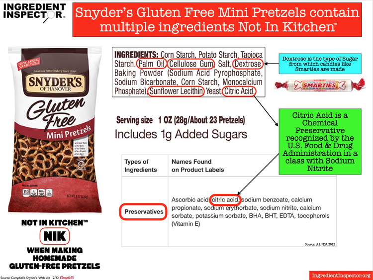 WHAT'S IN SNYDER'S PRETZELS? — Ingredient Inspector