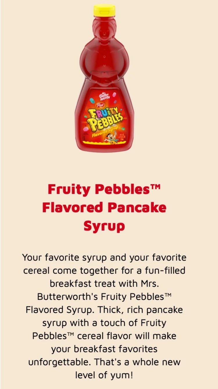 WHAT'S IN FRUITY PEBBLES SYRUP? — Ingredient Inspector