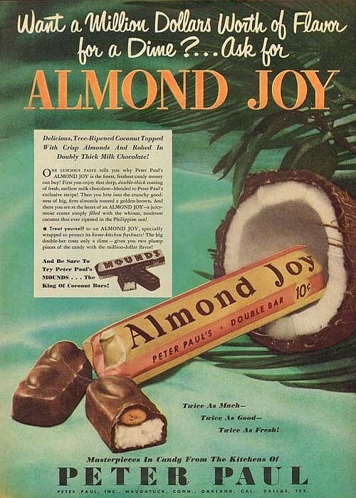 Almond Joy Pieces vs. Coconut M&M's – Tasty Island