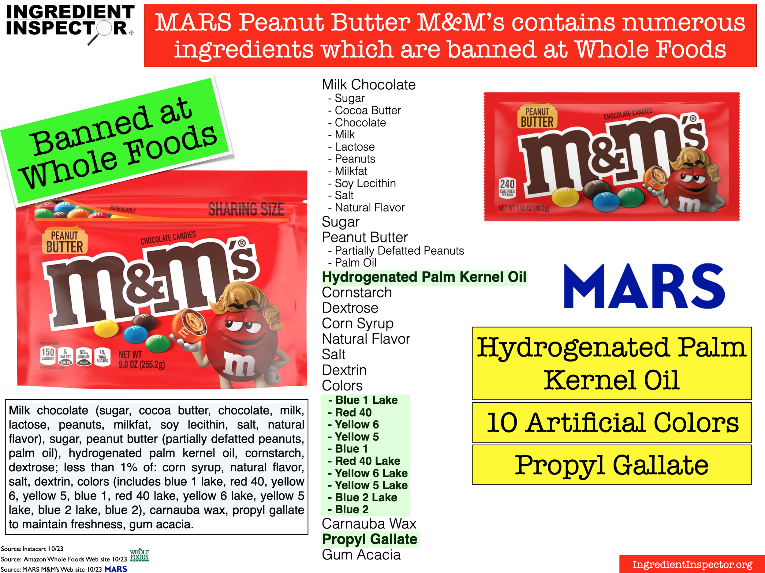 M&M's Chocolate Candies, Peanut Butter - 10.0 oz