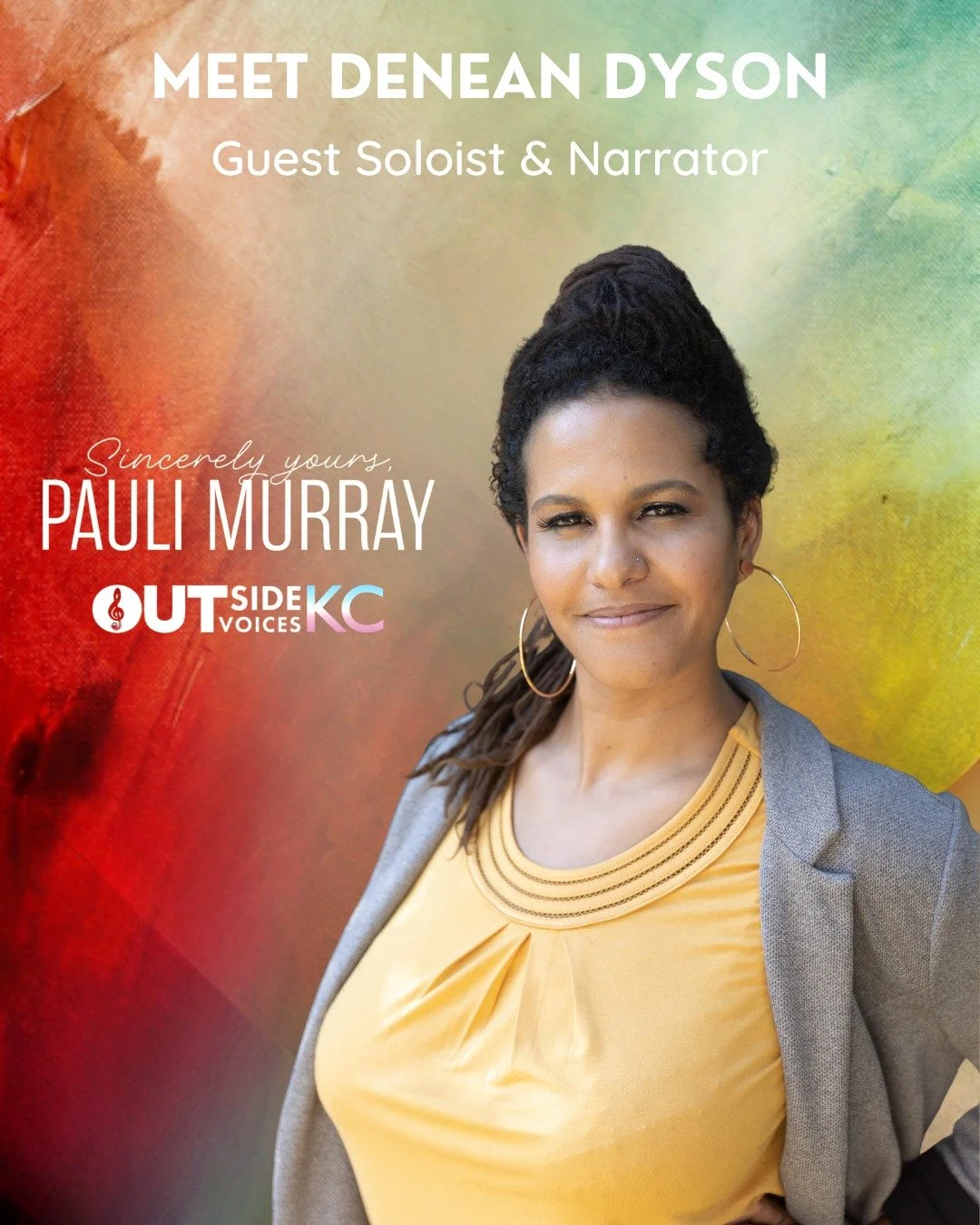 It's concert week and we're so elated to introduce and welcome our guest soloists and narrators for the Kansas City Premiere of Sincerely Yours, Pauli Murray. Meet Denean Dyson and Leigh Gibbs. 

Bringing Pauli's story to life with a 10-movement dram