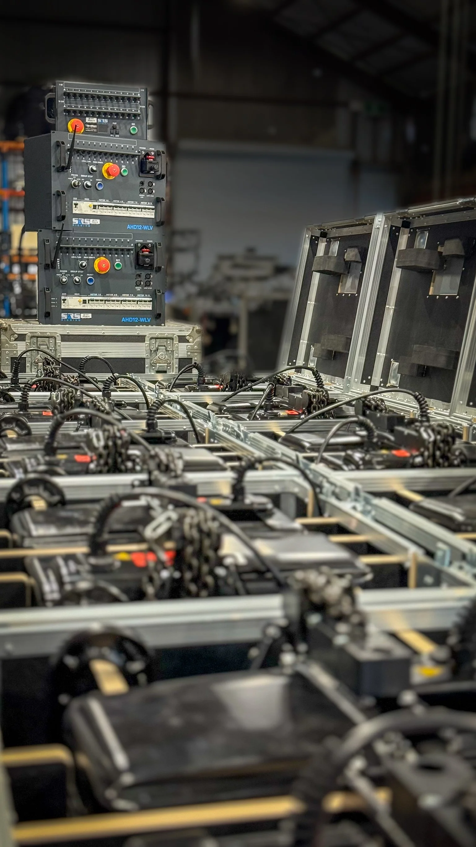 Rigging Chain Motors and Wireless Control by Forefront Productions for Newcastle Entertainment Centre