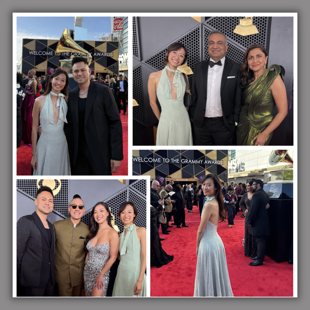 Client Leenda Dong and Manager Andrew Dinh Attend GRAMMYS