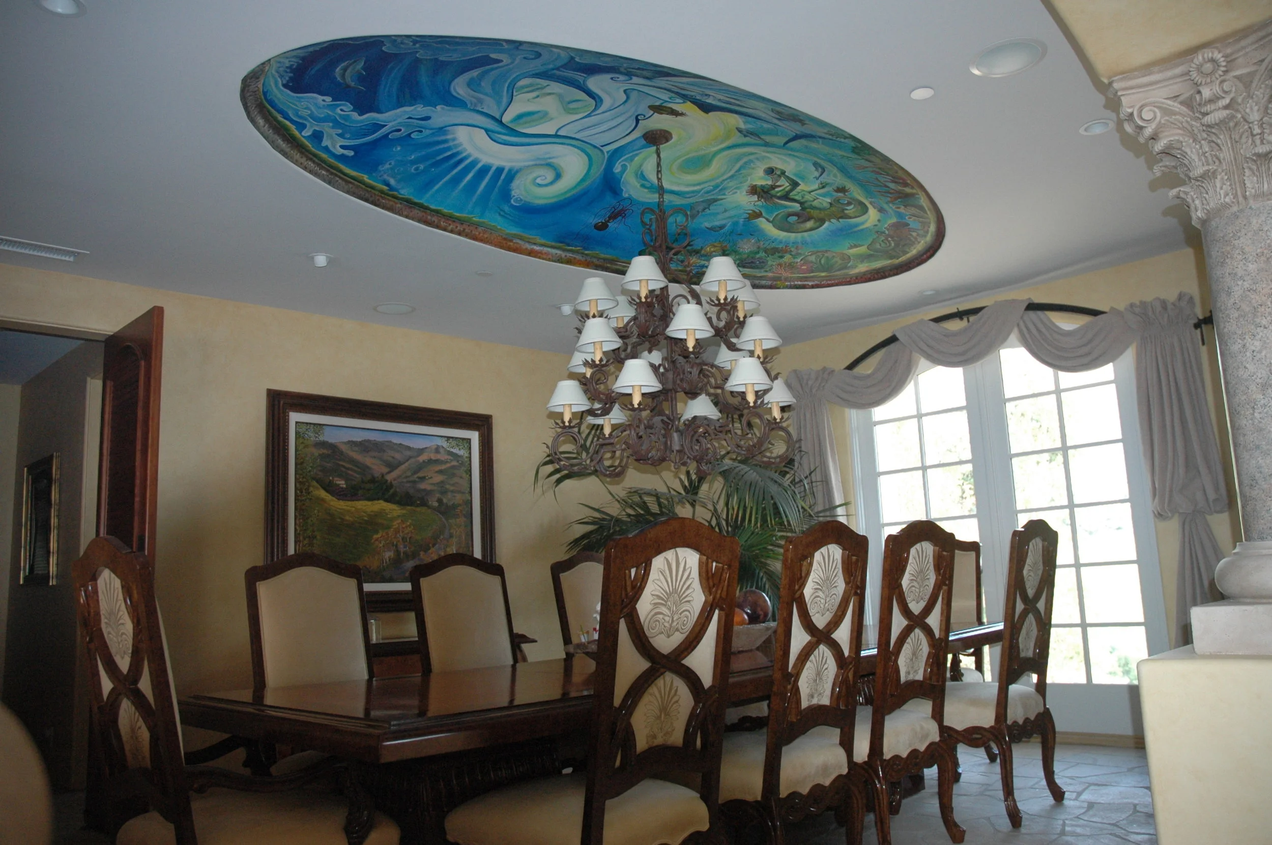 Private Commission Sea Kingdom Dining Room Mural#1.JPG