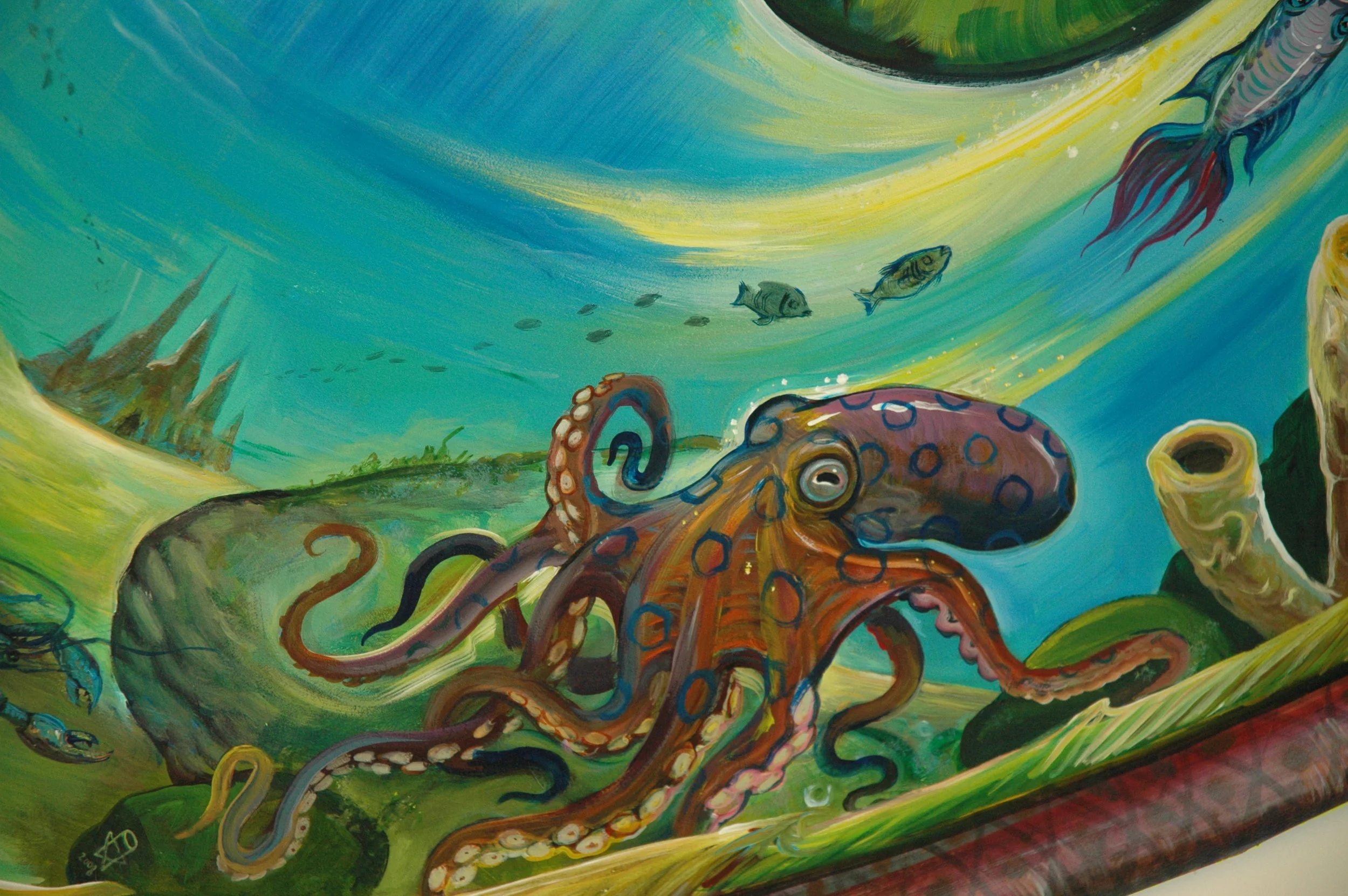 Private Commission Sea Kingdom Dining Room Mural#4.JPG