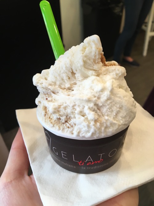 Mascarpone and fig gelato from on 12 John Street, New York