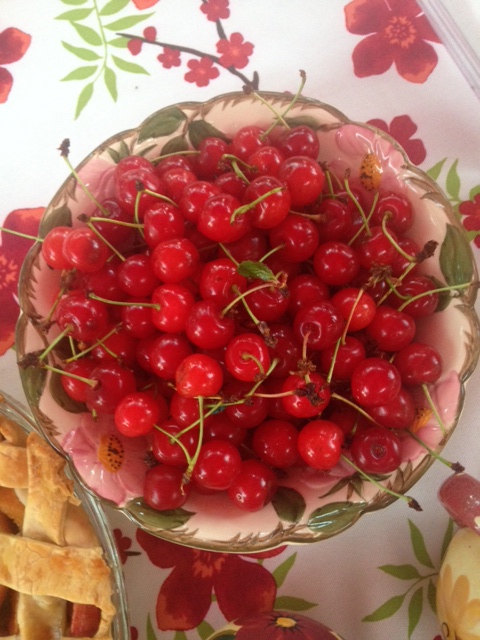 Fifth of July caprese and corn