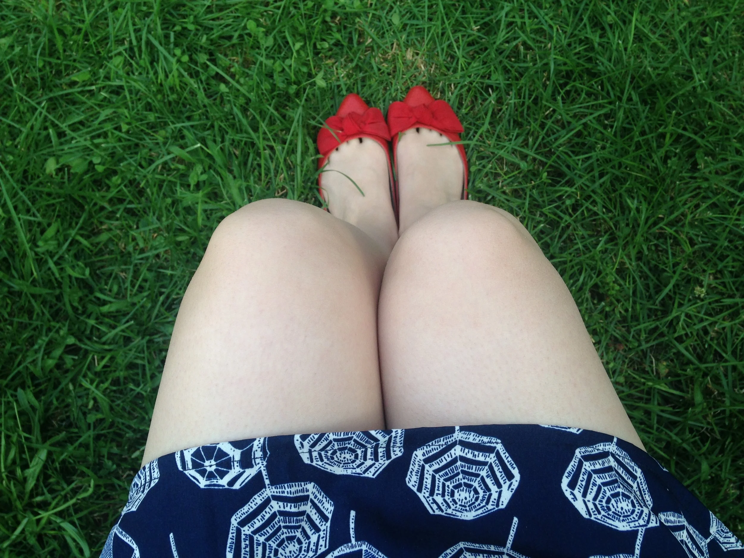 Check out that red, white, and blue.