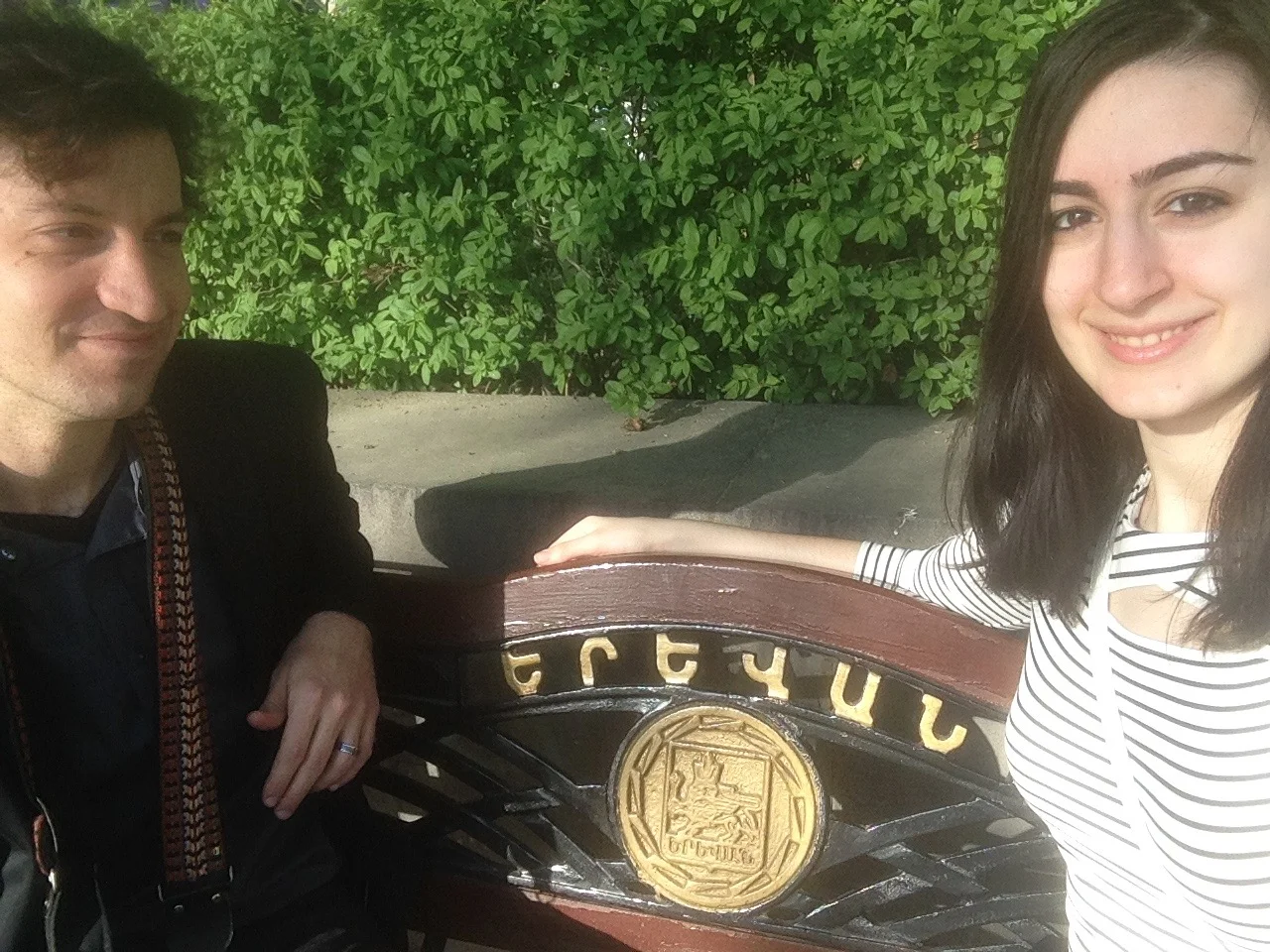 Our first trip “home”, April 2015. Yerevan, Armenia. Where they say it the other way.