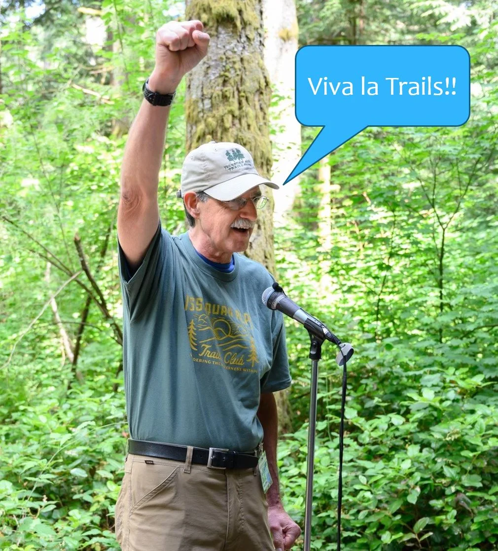 Tom Anderson rallies the crowd.