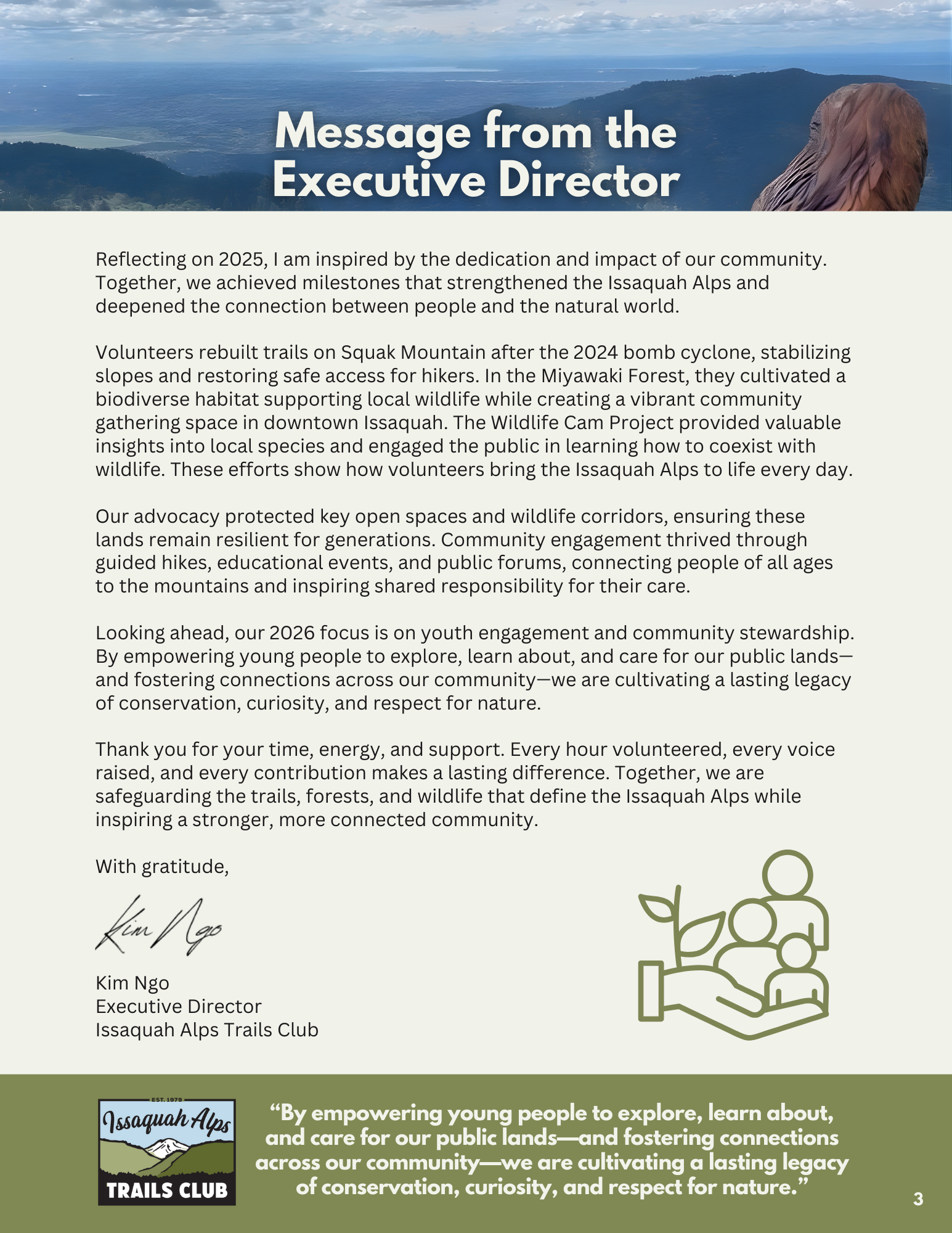 Message from the Executive Director