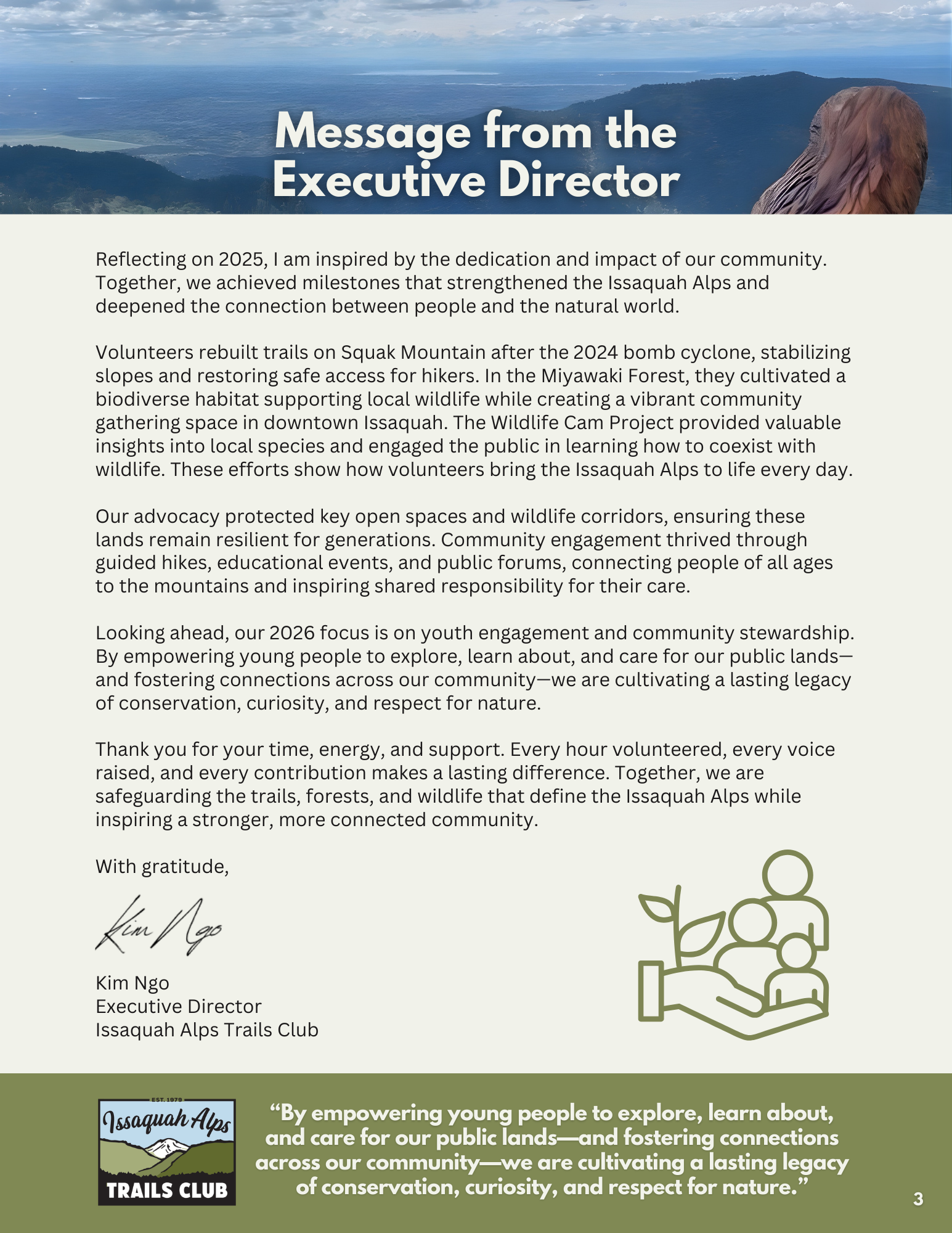 Message from the Executive Director