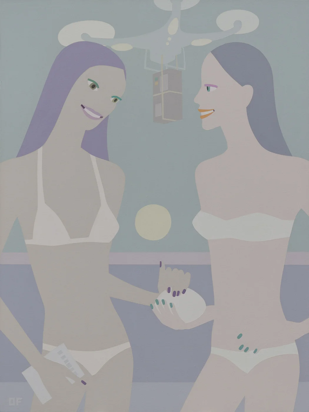 GIRLS GETTING PRESENT FROM FRIEND, 2016