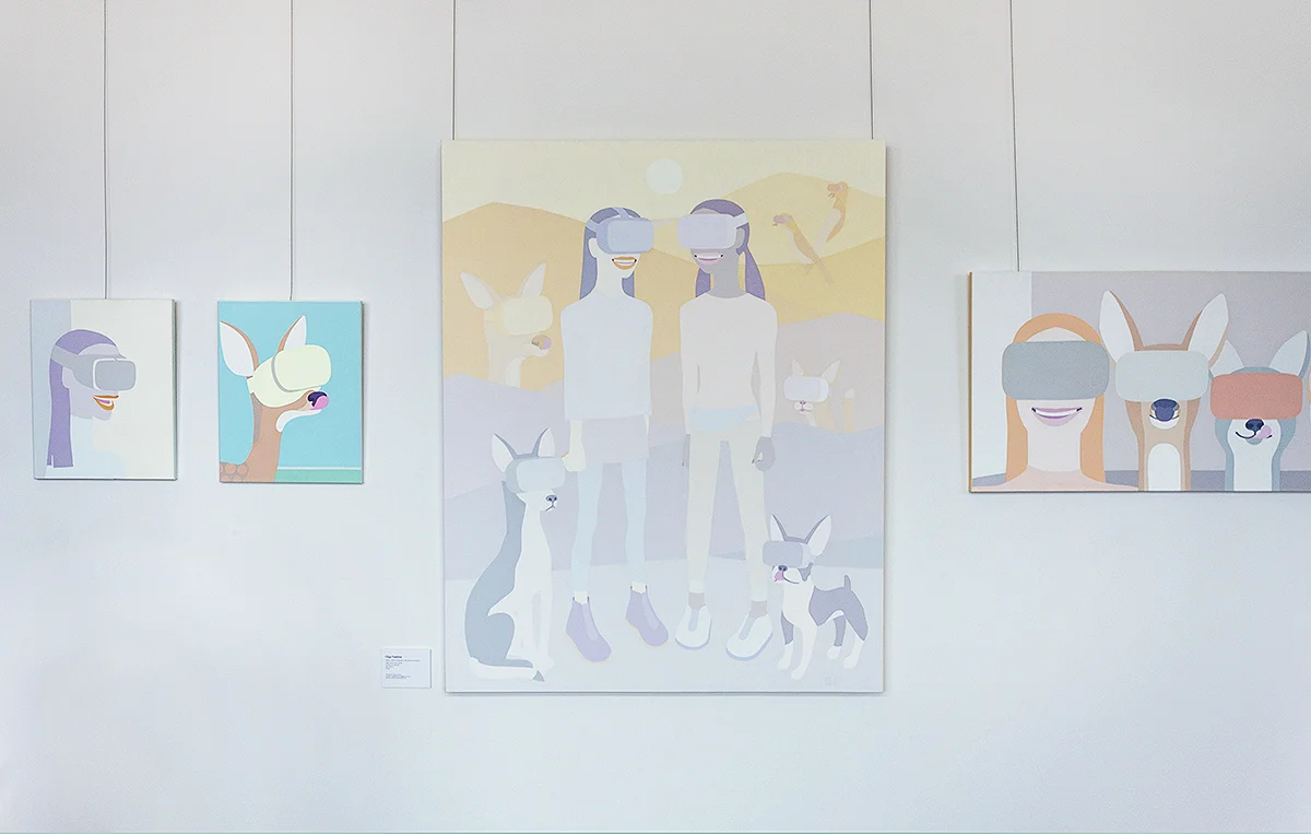 New Tech Girls - VR Friends by Olga Feshina, Google NYC JAN 18 - APR 30, 2019