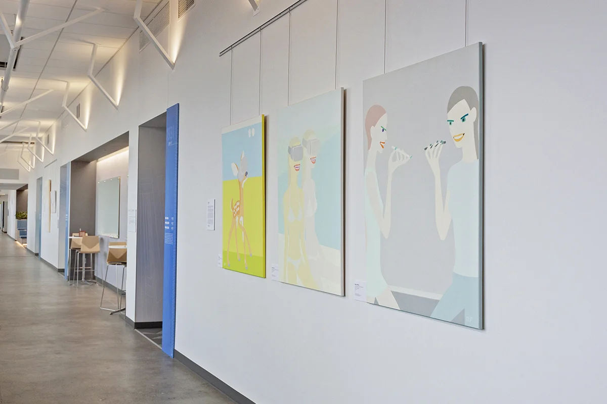 Exhibition New Tech Girls by Olga Feshina