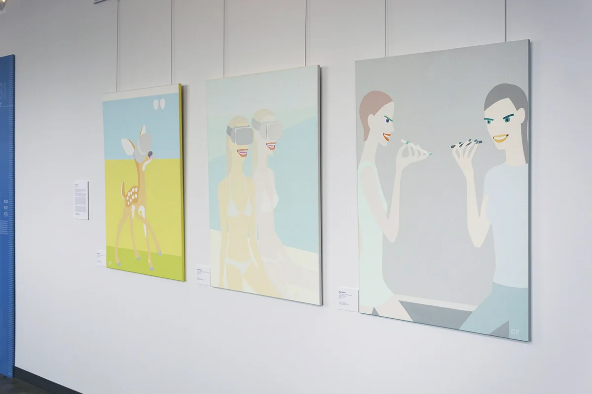Exhibition New Tech Girls by Olga Feshina