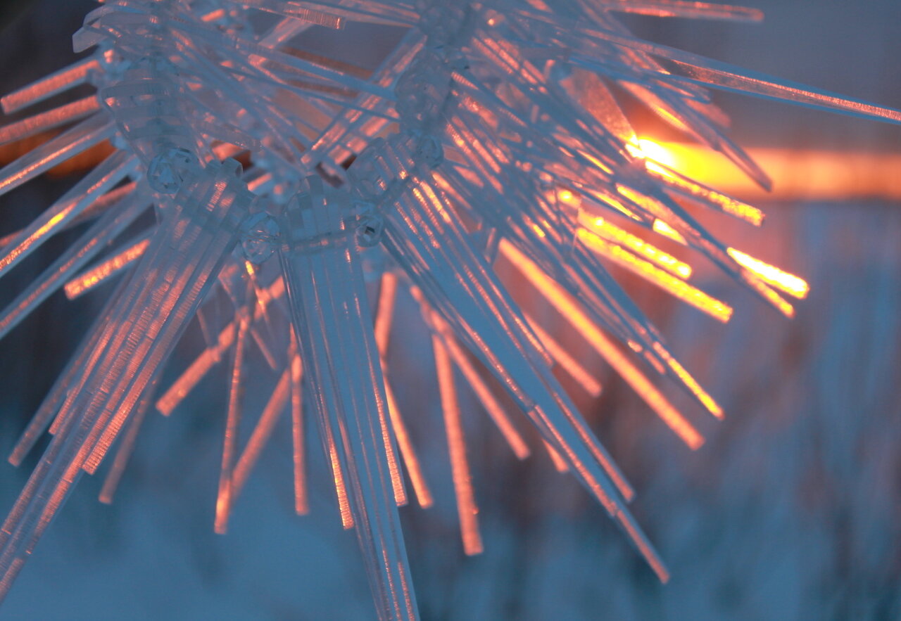  Olga Feshina   Icicles. Frosty Morning.  2011  object: plex, stone, glass; photo   