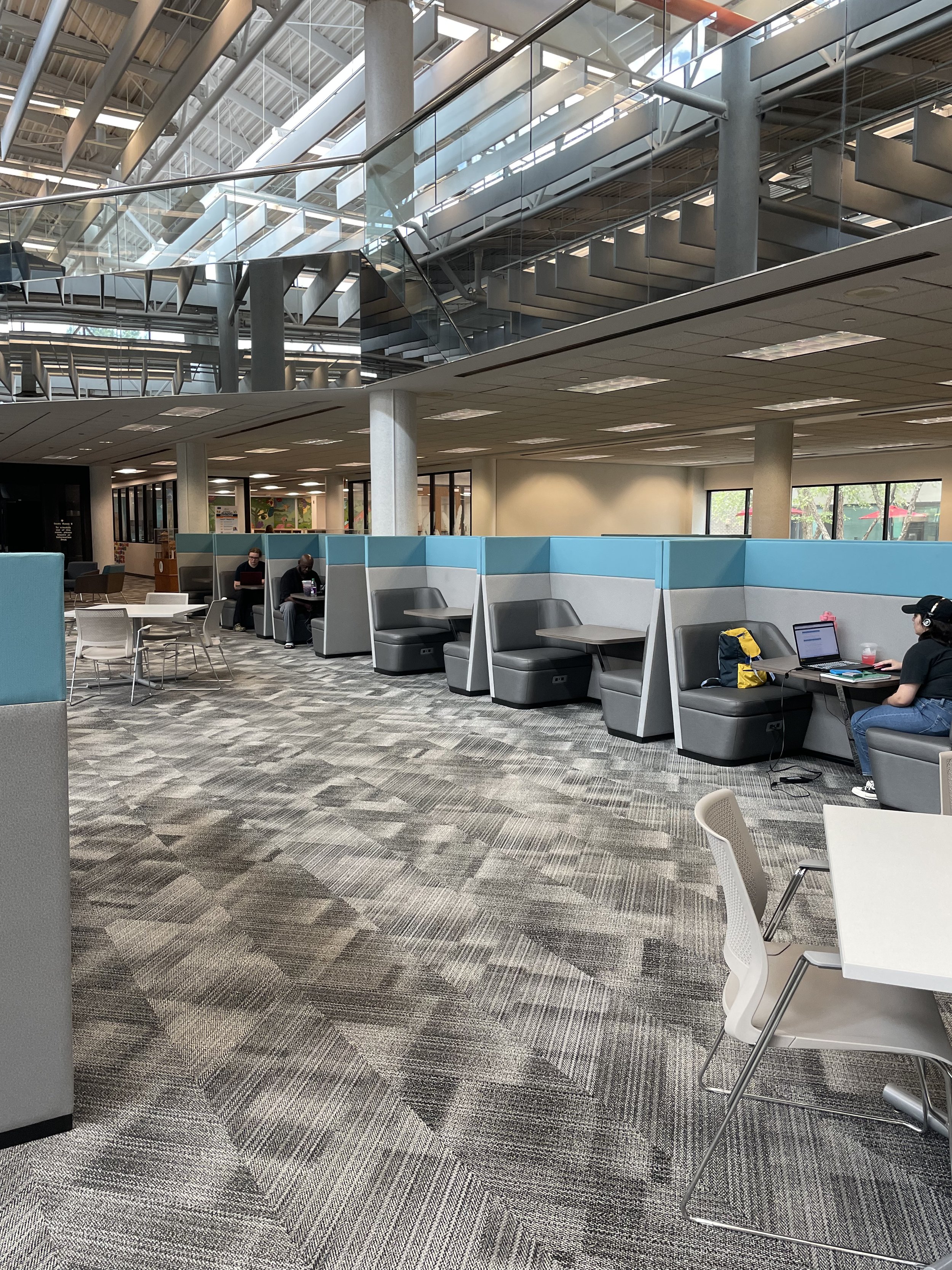 Inside of Meyera E. Oberndorf Central Library