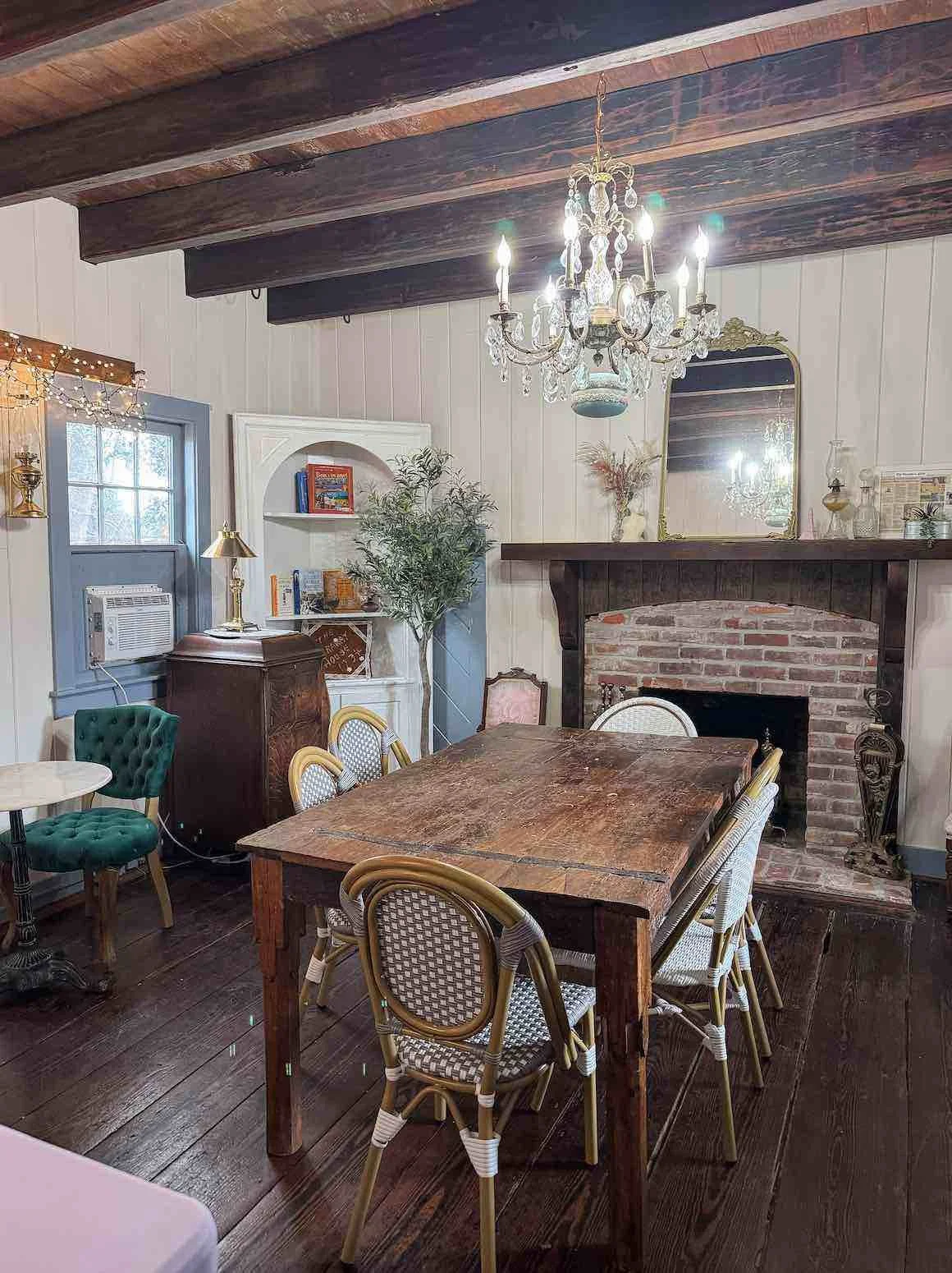 Old house interior of coffee shop