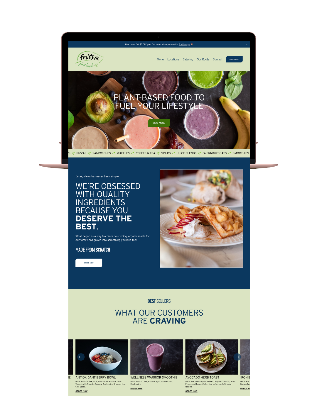 Fruitive website home page