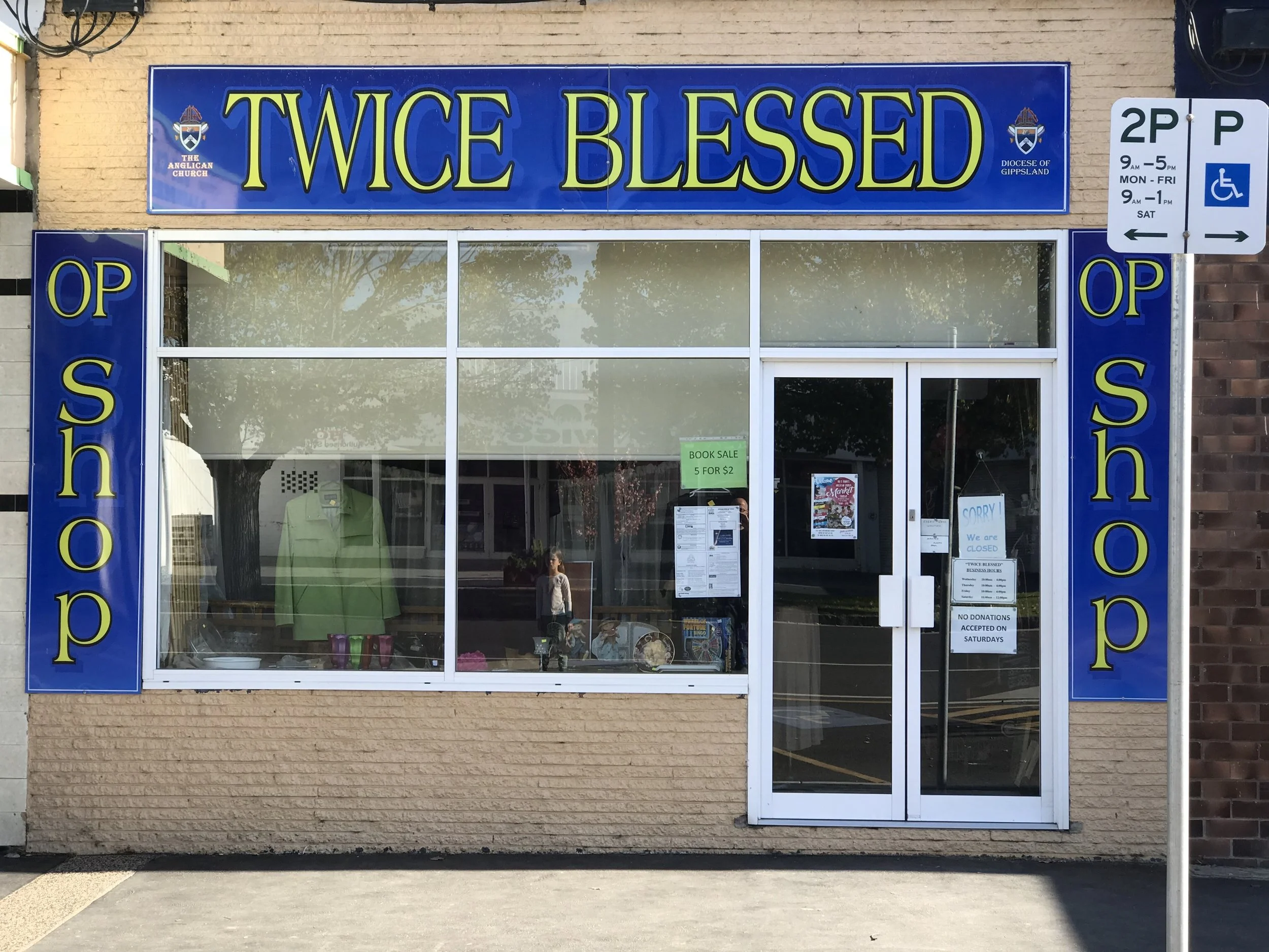 Twice Blessed Op Shop