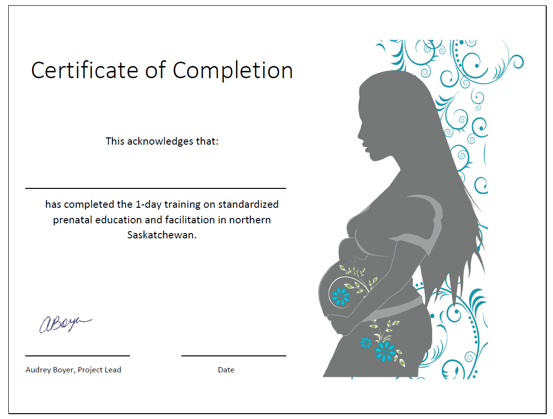 Certificate of Completion