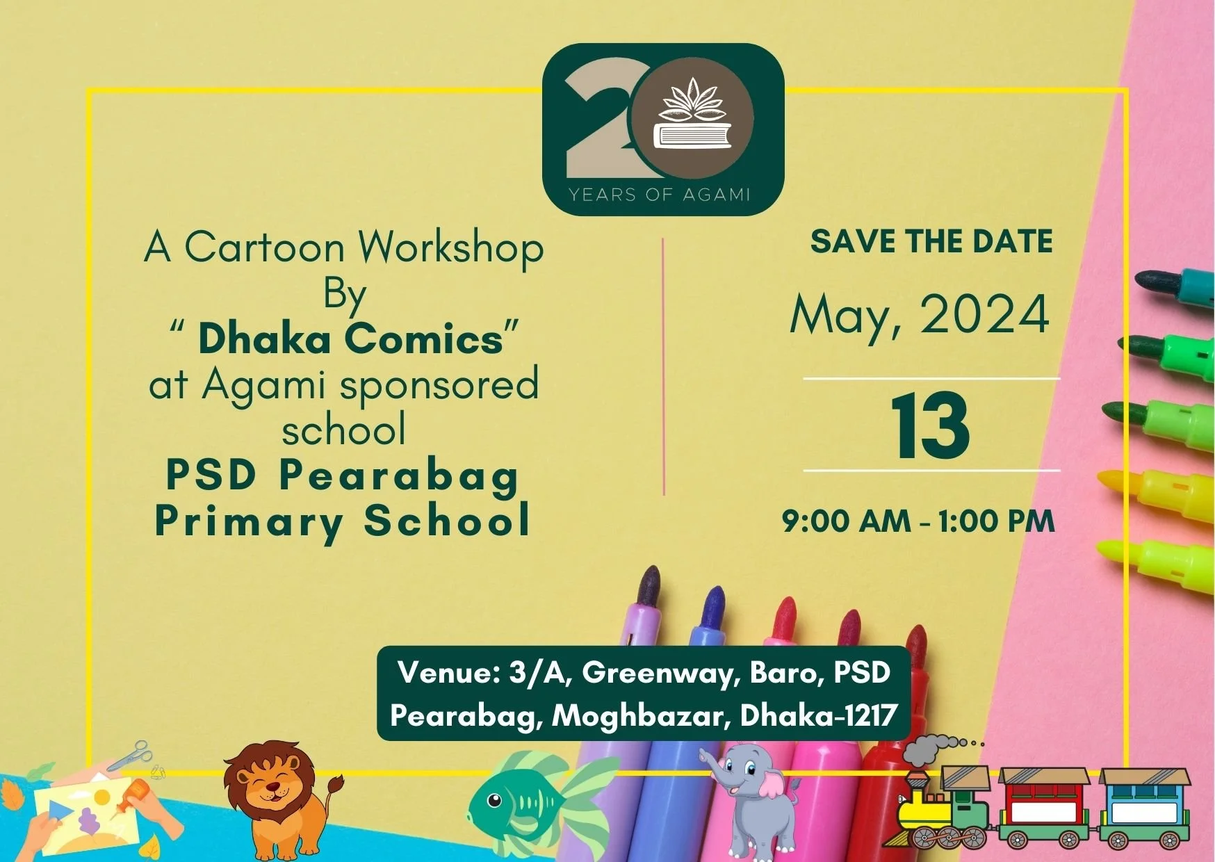 Cartoon Workshop by Dhaka Comics
