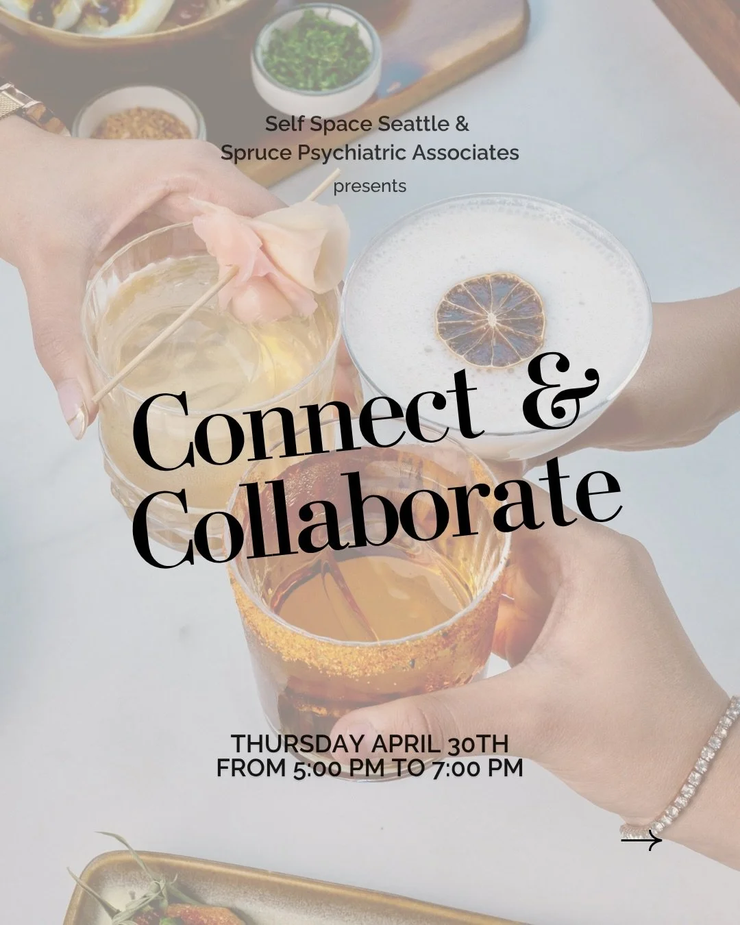 Our 3rd annual Connect &amp; Collaborate is coming up soon! We come together for an evening of connection, collaboration, and community, co-hosted with Spruce Psychiatric Associates.

Our annual healthcare networking event is designed to make buildin