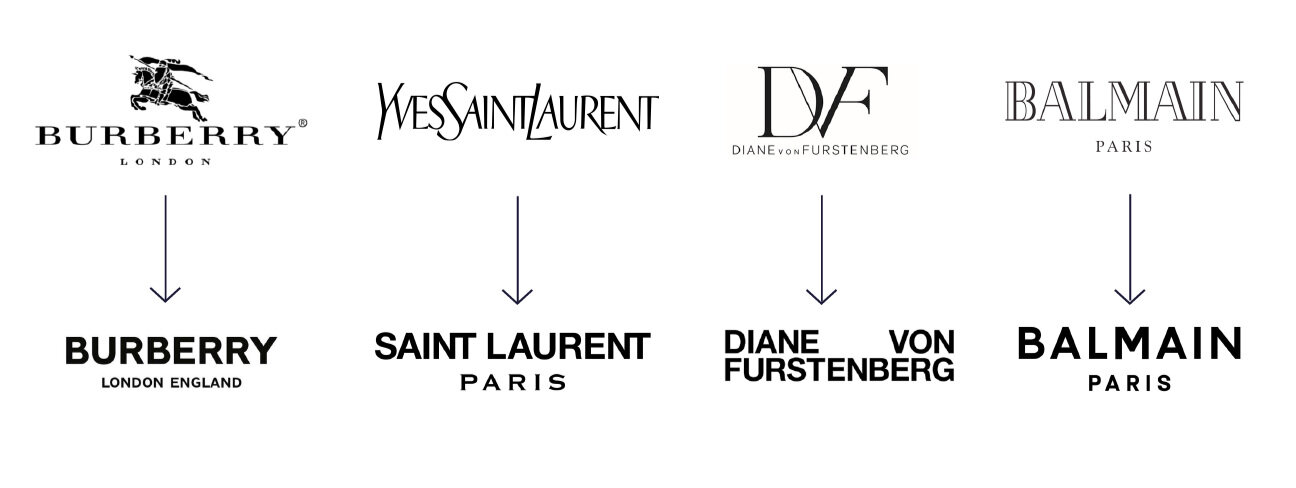 P, prada, corporate Identity, Chanel, brands, Fashion, clothing