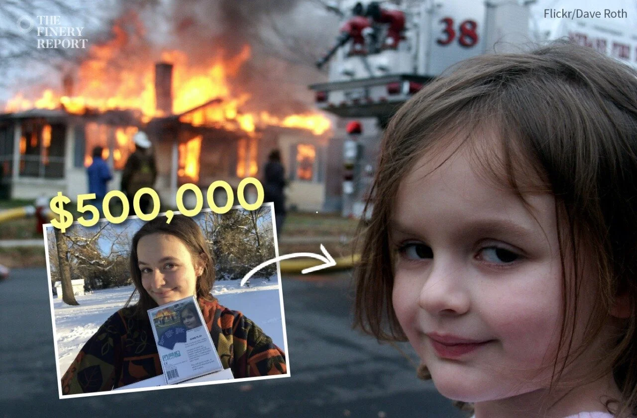 Disaster Girl meme sold as NFT for $500,000