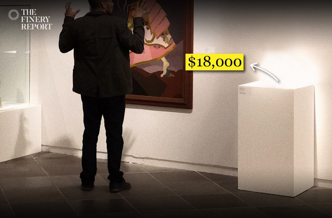 Artist sells invisible art for $18,000