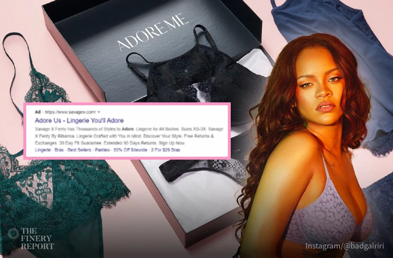 Lingerie start-up Adore Me sues Savage X Fenty for trademark infringement