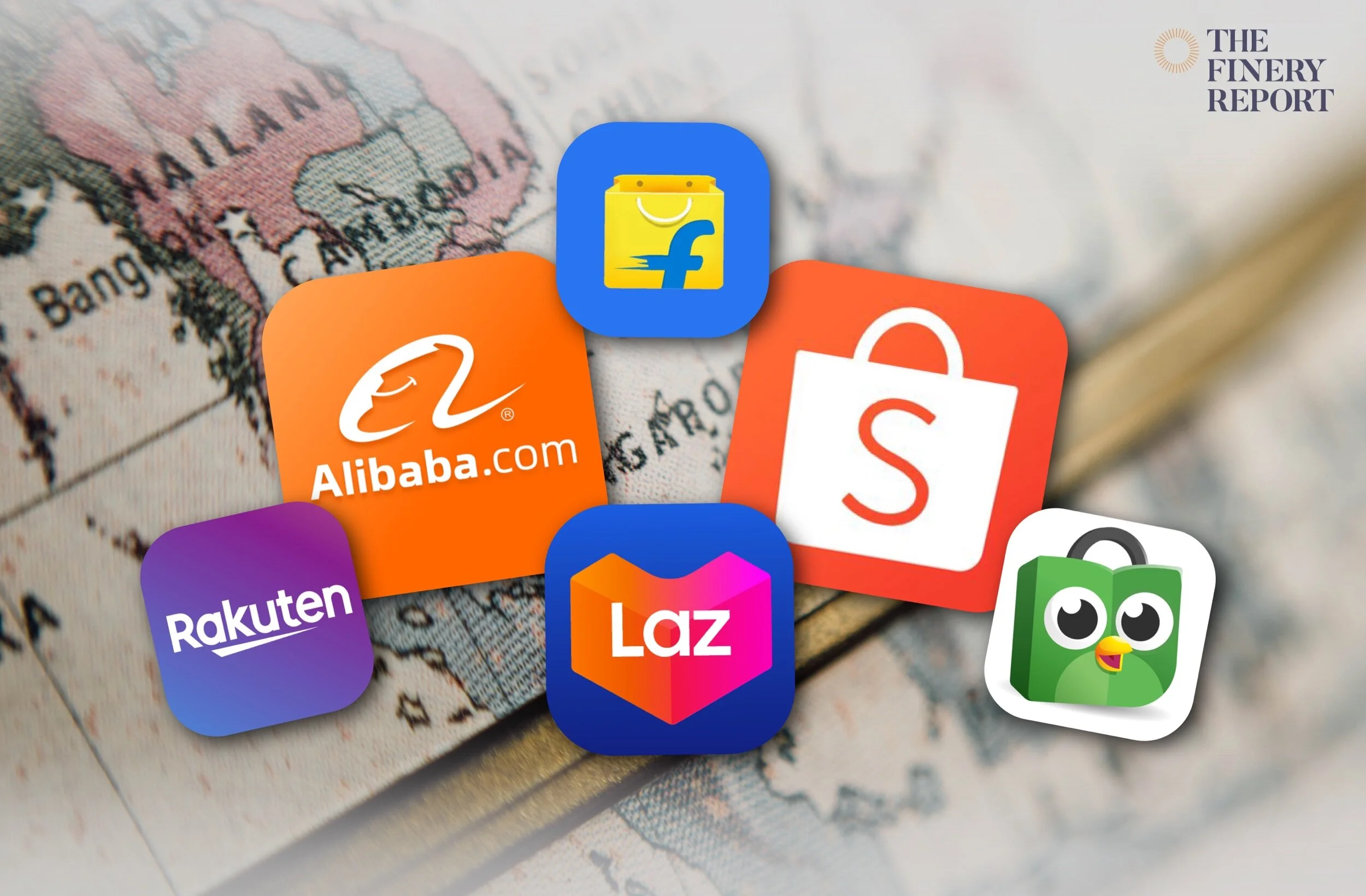 Mapping e-commerce giants in Asia