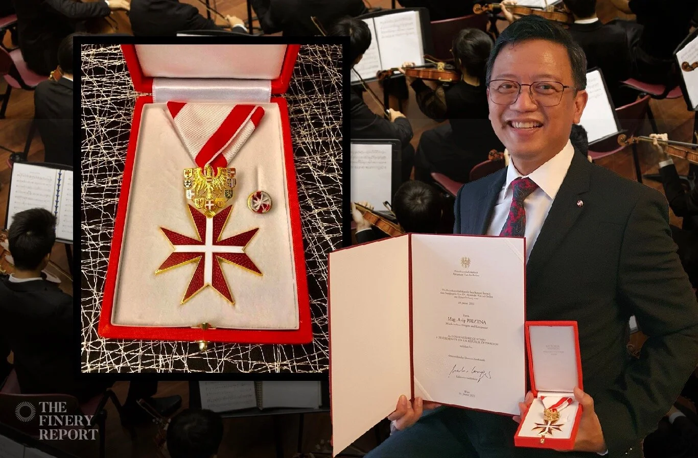 Indonesian conductor Avip Priatna receives award from Austrian government