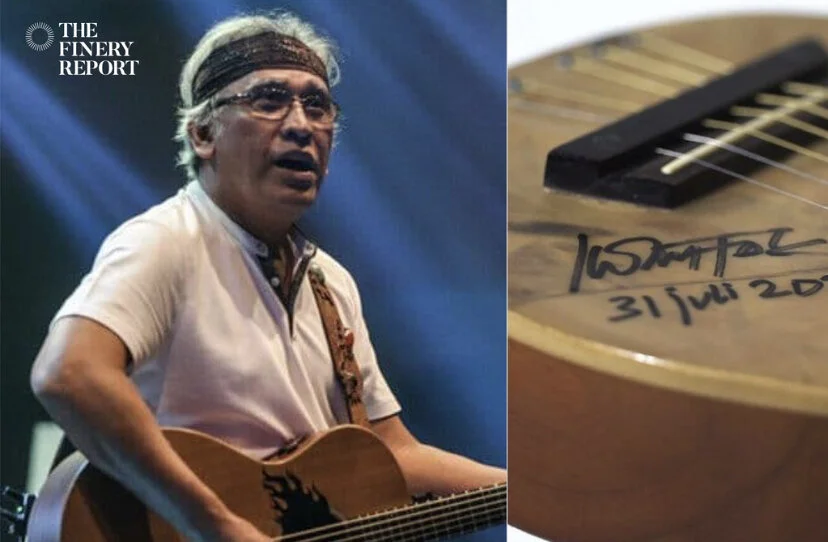 Digital Bergerak: Iwan Fals’ guitar auctioned for Rp54 million
