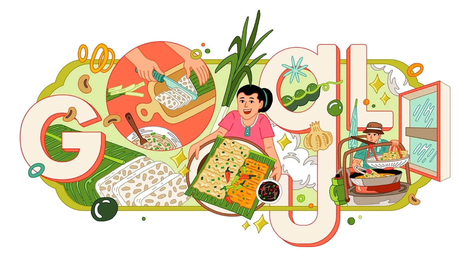 Rayakan potensi tempe, Google luncurkan Foodle “Mendoan” di delapan negara