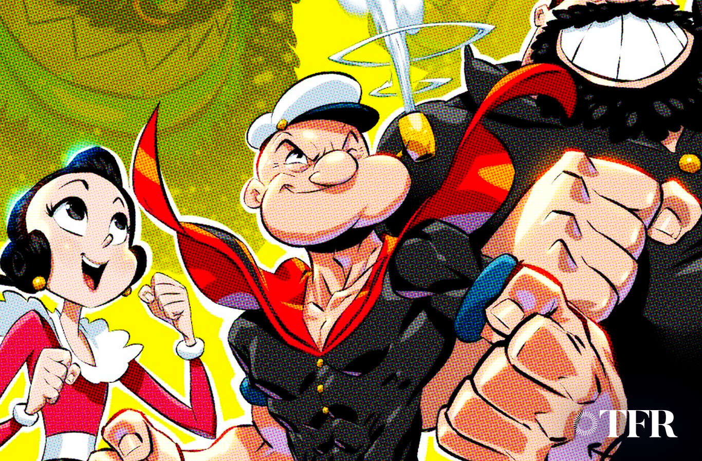 Pertama kalinya, “Popeye the Sailor Man” dibuat dalam versi manga